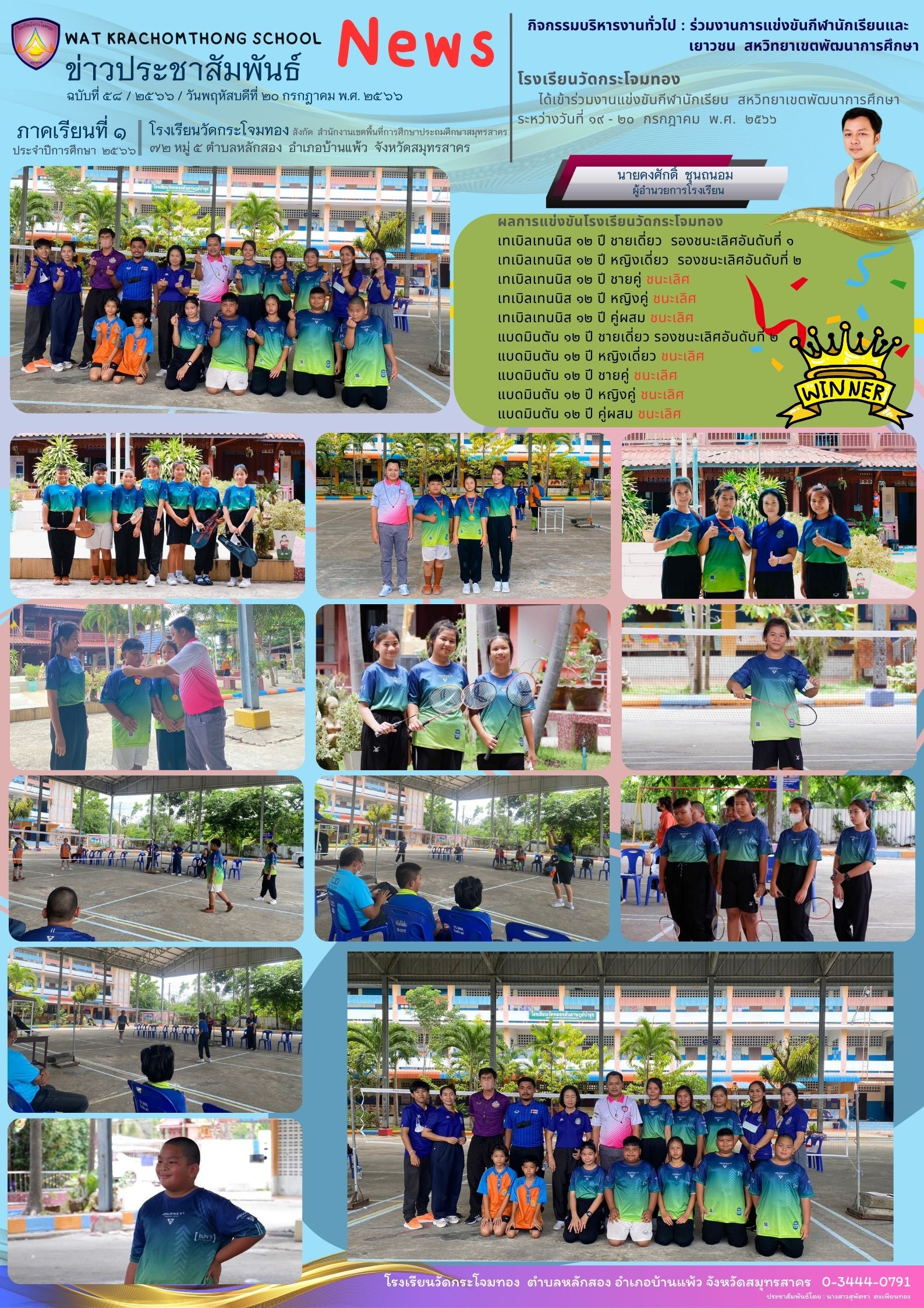 Newsleter58 เทอม 1.66 21 กค.66