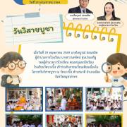 วันวิสาขบูชา จดหมายข่าวโรงเรียนวัดบางปิ้ง (บริษัทเกลือไทยสงเคราะห์)) 11/69