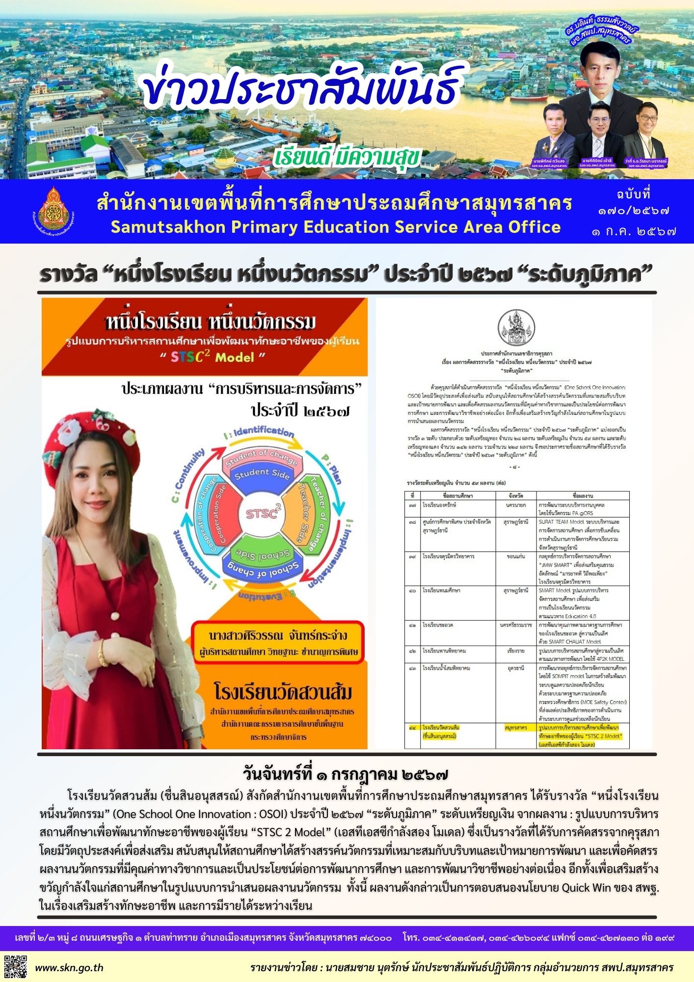 รางวัล 1 รร. 1 นวัตกรรม